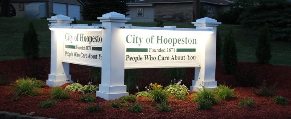 hoopeston sign